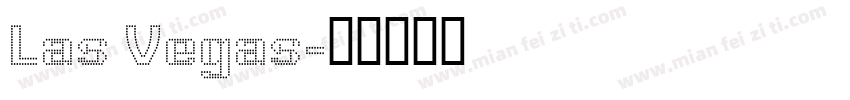 Las Vegas字体转换